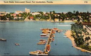 Florida Fort Lauderdale Intercoastal Canal Yacht Basin