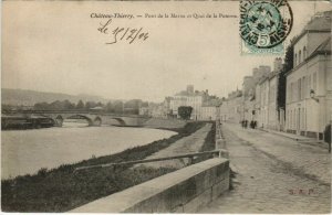 CPA Chateau Thierry Pont de la Marne et Quai FRANCE (1051787)