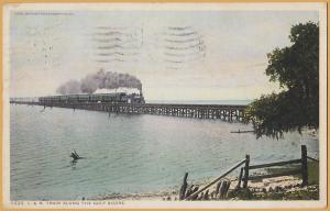 L&N Train Along the Gulf Shore, Mississippi - 1911