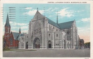 Church Central Lutheran Church Minneapolis Minnesota 1941 Curteich