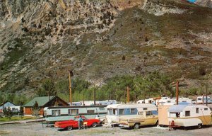 June Lake California Silver Lake Trailer Park Vintage Postcard AA110038
