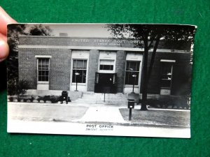 Vintage RPPC Post Office Dwight, Illinois Real Photo Postcard P24