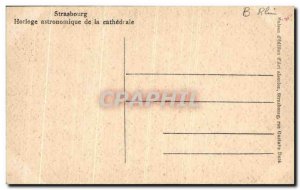 Postcard Old Strasbourg Astronomical Clock of the cathedral