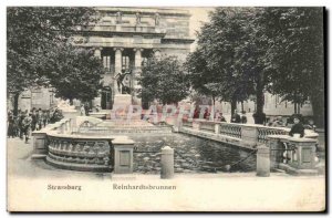 Old Postcard Strassburg Reinhardtsbrunnen