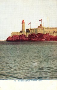 Vintage Postcard 1909 Morro Castle Fortress Historic Landmark Havana Cuba