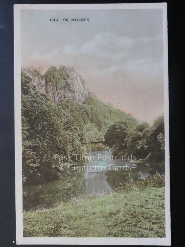 Derbyshire: High Tor, Matlock, Old Postcard