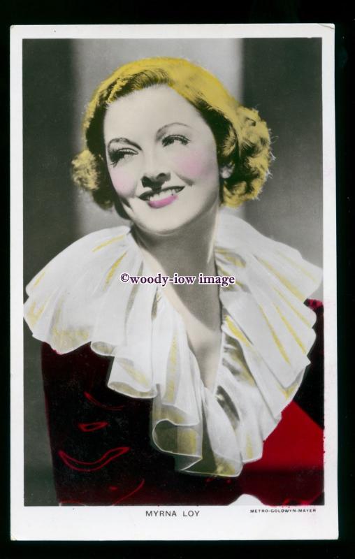 b6241 - Film Actress - Myrna Loy, Colourgraph Series, No.C.88a - postcard