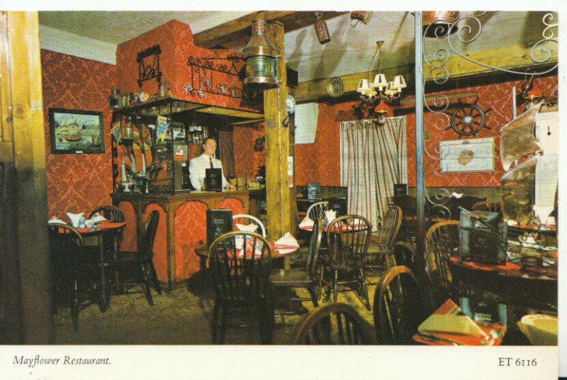 Kent? Postcard - Mayflower Restaurant Interior - Palace Street - Ref 16284A