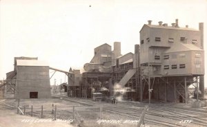 Real Photo Postcard Evergreen Mines in Ironton, Minnesota~128396