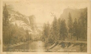 California Dome Royal Archee C-1910 Yosemite Pillsbury RPPC Photo Postcard 7216