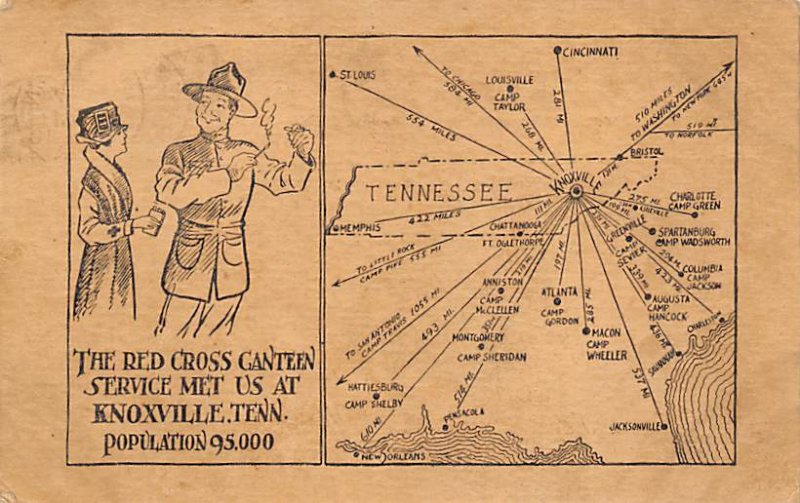 The Red Cross Canteen Service Knoxville, Tennessee, USA 1918 