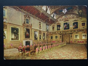 Waterloo Gallery WINDSOR CASTLE STATE APARTMENTS c1930s Postcard