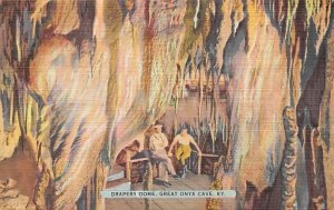 Drapery Dome Great Onyx Cave, Kentucky, USA 1942 
