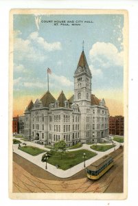 MN - St. Paul. City Hall & Courthouse    (worn)