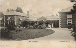 PC NEW ZEALAND, GISBORNE, THE HOSPITAL, Vintage Postcard (B41557)