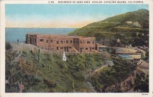 California Catalina Island Residence Of Zane Grey Avalon