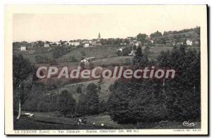 Postcard The Old Station Cergne Vue Generale Climate