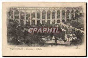 Old Postcard Roquefavour Aqueduct