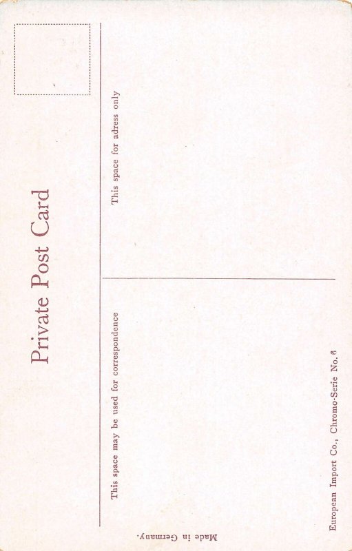 Post Office Vancouver British Columbia Canada 1910c postcard