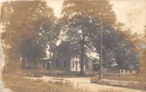 G14/ Delphi Indiana RPPC Postcard c1910 Mrs Luise Sheet's Residence