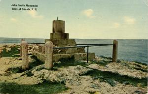 NH - Isles of Shoals. Star Island, Capt. John Smith Monument