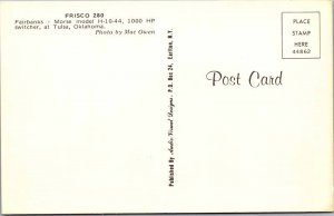 Postcard TRAIN SCENE Tulsa Oklahoma OK AK0056