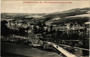 CPA Les ANDÉLYS - Vue d'ensemble prise de la Route de Clery (478375)