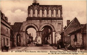 CPA AUTUN - Porte Romaine dite d'Arroux - Monument hist. construite (354411)