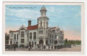 The White Temple Miami Florida 1920c postcard