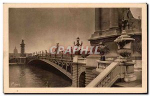 Postcard Old Bridge Alexendre Paris III