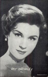 Beautiful Actress Pat Crowley - Exhibit Arcade Card