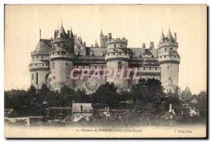 Old Postcard Chateau de Pierrefonds North Coast