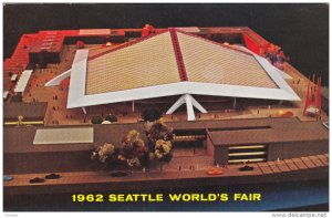 SEATTLE, Washington, 1940-1960's; Seattle World's Fair Grounds at Night