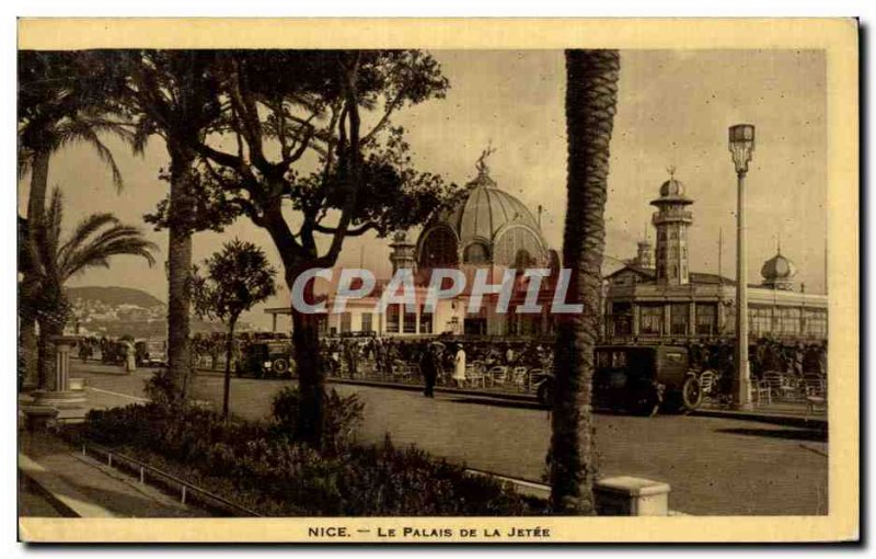 Old Postcard Nice Palais De La Jetee