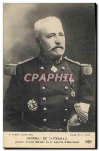 Postcard Former Army General Castelnau promoted Grand Officer of the Legion d...