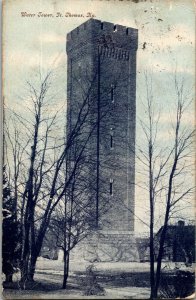 View of Water Tower, Fort Thomas KY c1908 Vintage Postcard G54