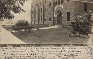 Red Oak IA Murphy Callender Factory Main Entrance c1905 Real Photo Postcard