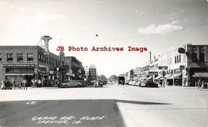 329929-Iowa, Spencer, RPPC, Grand Avenue North, Business Section, Photo No N81