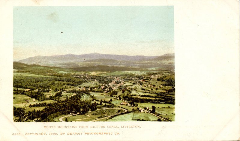 NH - Littleton. Town and Mountains from Kilburn Crags