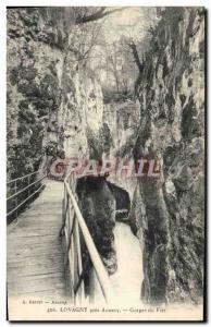 Old Postcard Lovagny Pres Annecy Gorges Du Fier