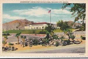 Postcard Government Administration Bldg Boulder City Nevada NV