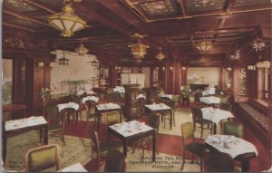 Postcard Japanese Tea Room Congress Hotel and Annex Chicago IL