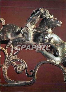 Modern Postcard Toulouse Musee Saint Raymond Roman Bronze chariot Timon Panth...