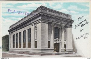 PLYMOUTH , Pennsylvania , 00-10s ; First National Bank