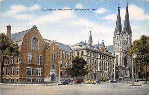 Marquette University University Campus Buildings  - Milwaukee, Wisconsin WI