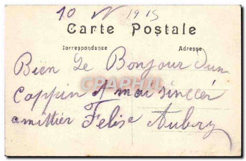 Old Postcard Battle of the Marne Heiltz le Maurupt L & # 39eglise Army
