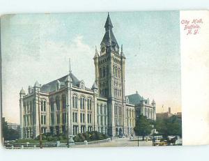 Divided Back CITY HALL SCENE Buffalo New York NY hs6213