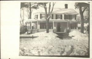 Coombs Residence 1912 Brattleboro VT Cancel Real Photo Postcard