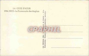 'Modern Postcard La Cote d''Azu Nice Promenade des Anglais'