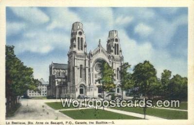 La Basilique, Basilica Ste Anne De Beaupre, PQ Canada Unused 